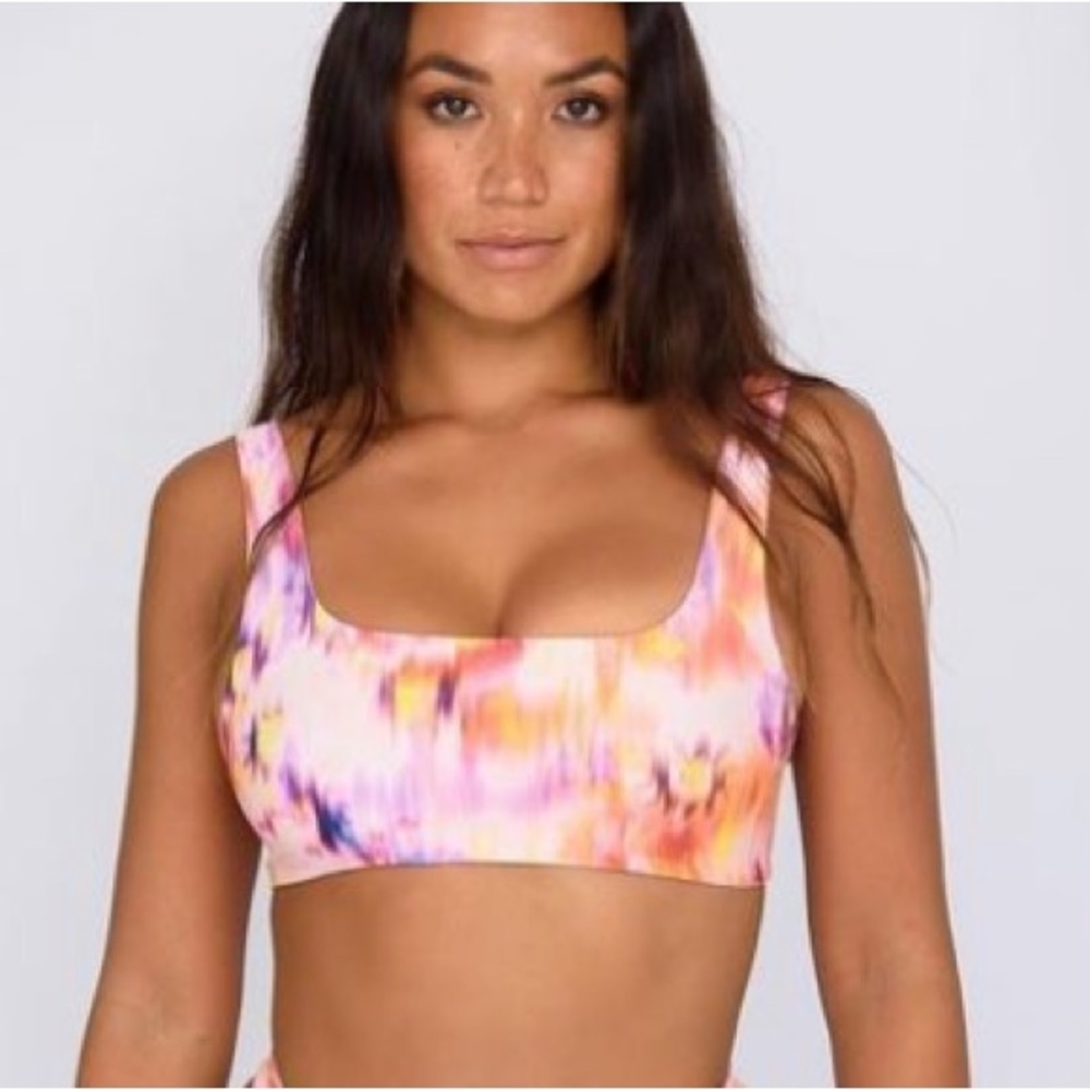 Skatie Eze Print Bikini Top